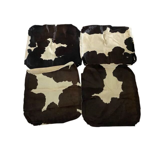Cowhide for Seat Covers set of 4 21” x 21” Upholstery - Picture 1 of 2